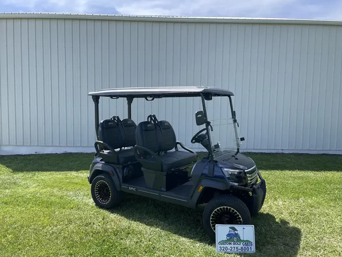 midnight blue e40fx golf cart for sale in mn