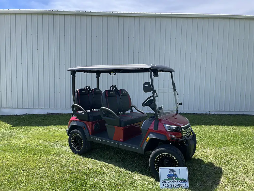 red e40fx golf cart for sale