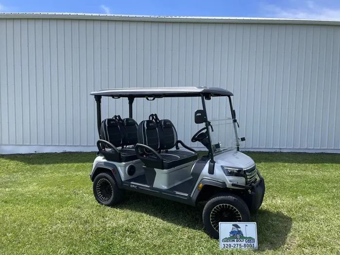 white e40fx golf cart for sale