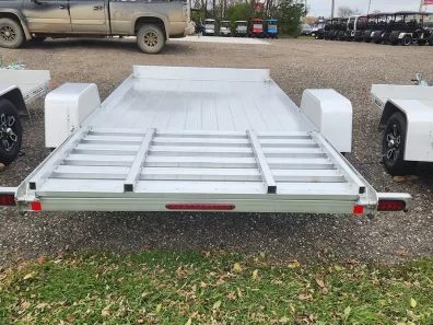 Single Axle Utility Trailer — BTU76144F with Side Kits