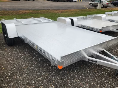 Single Axle Utility Trailer — BTU80168F with Side Kits
