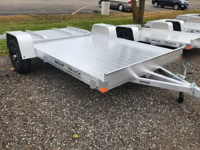Single Axle Utility Trailer — BTU76144F with Side Kits