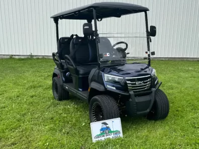 Epic E40FX Golf Cart – Midnight Blue