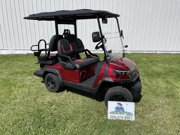 2026 e40x golf cart for sale red