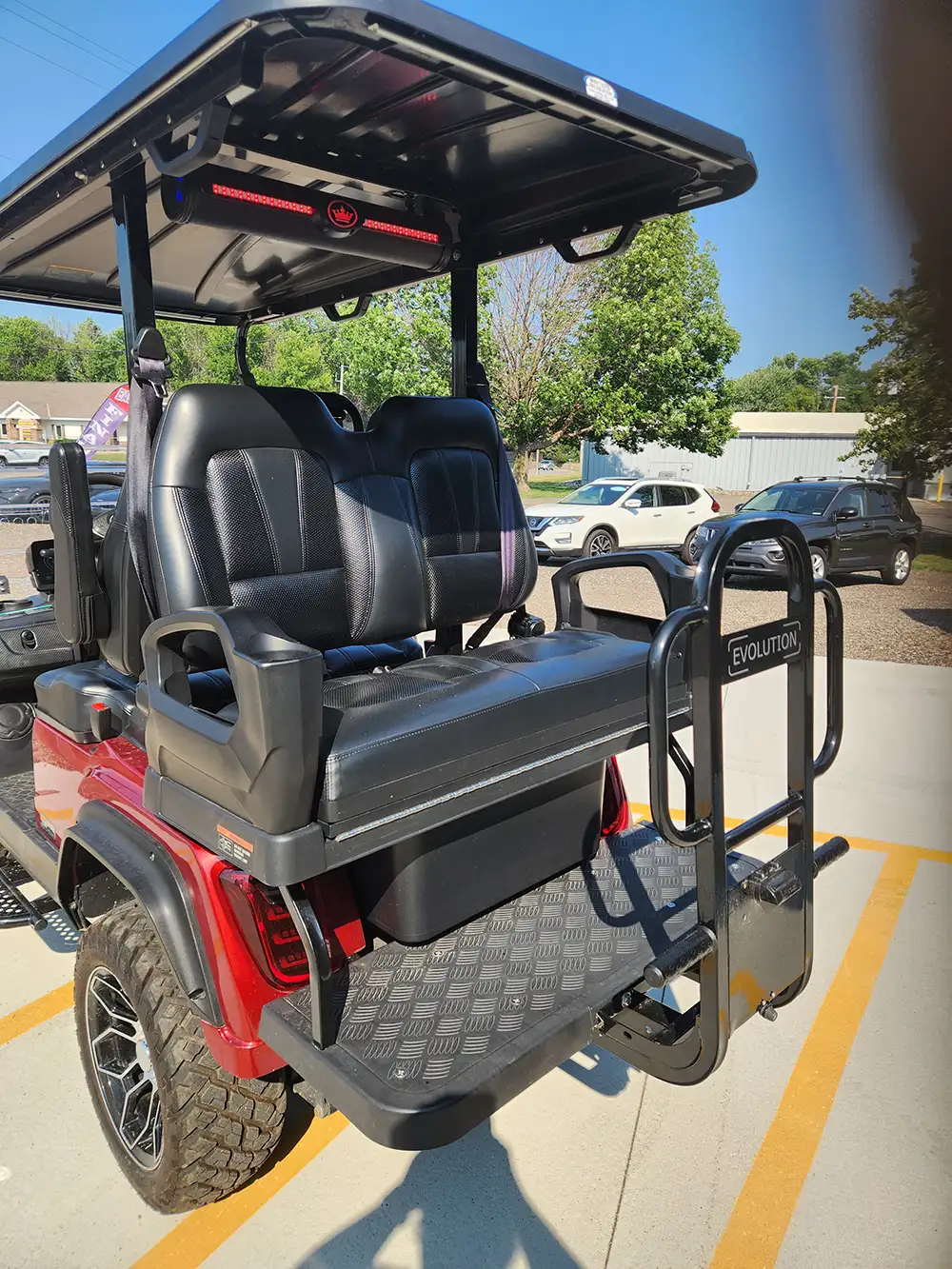 Evolution D5 Maverick rear seating Evolution D5 Maverick rear seating